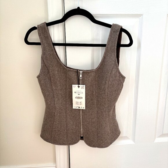 Zara Zip Up Corset Top - Picture 4 of 4